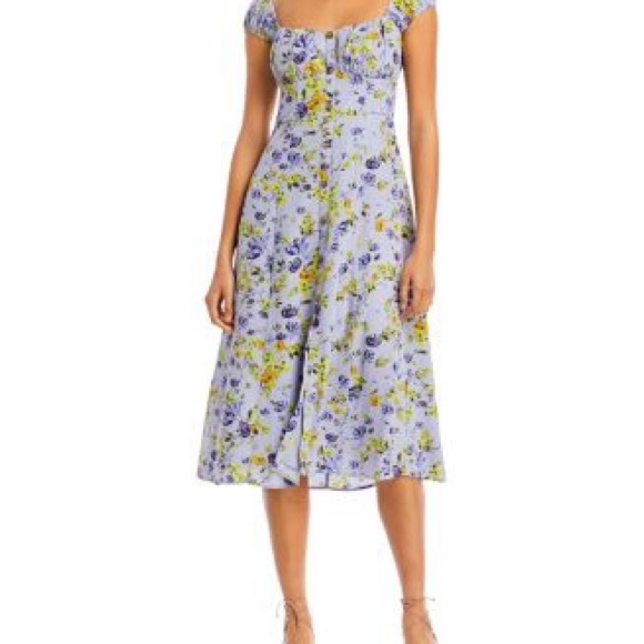 Astr Dresses & Skirts - ASTR Bonjour Midi‎ Dress Long Women’s Medium Floral Flaws Milkmaid Cottagecore